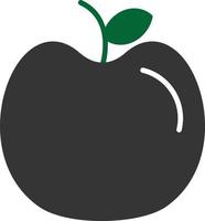 Apple Glyph Two Color vector