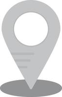 Location Flat Greyscale vector