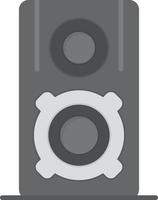 Speaker Flat Greyscale vector