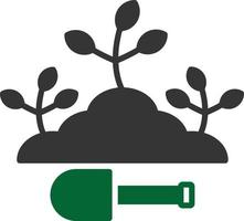 Gardening Glyph Two Color vector