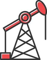 Oil Industry Filled Icon vector
