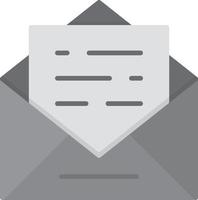 Email Flat Greyscale vector