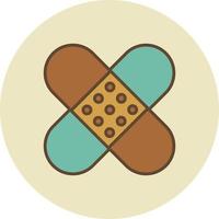 Bandages Filled Retro vector