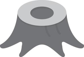 Flashlight Flat Greyscale vector