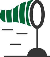 Windsock Glyph Two Color vector