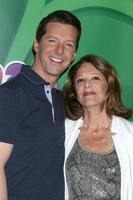 LOS ANGELES, JUL 27 - Sean Hayes, Linda Lavin at the NBC TCA Summer Press Tour 2013 at the Beverly Hilton Hotel on July 27, 2013 in Beverly Hills, CA photo