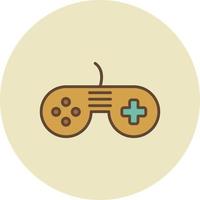 Video Game Filled Retro vector