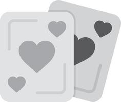 Poker Flat Greyscale vector