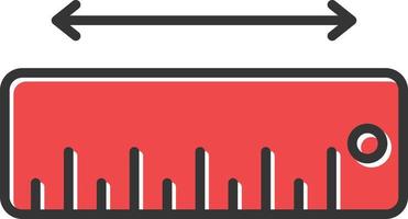 Measure Filled Retro vector