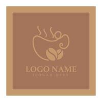 Coffee cup Logo Template vector icon illustration  design