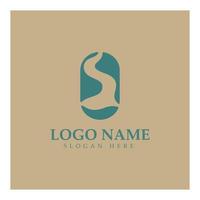 River Logo vector icon illustration design template