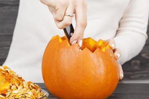 pumpkin to celebrate Halloween photo