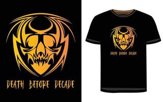 diseño de camiseta de halloween vector