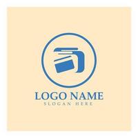 e-wallet logo design icon vector