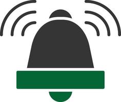 Alarm Glyph Two Color vector