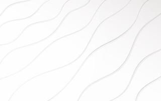 Vector white of wavy banner, abstract lines template, object design