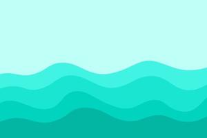 Abstract Background Green Wave Theme For Banner and Social Media Post vector