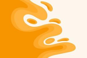 Abstract Background Orange Wave Theme For Banner and Social Media Post vector