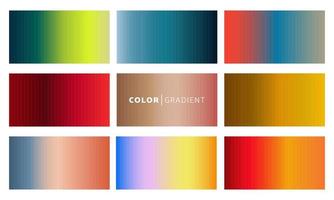 Bright color gradient background design. Creative Gradient set for posters, brochures, websites, mobile apps, ui ux, and more vector