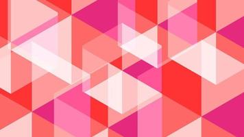 abstarct pink geometric pattern background vector