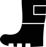 Rain Boots Glyph Icon vector
