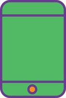 Smart phone Line Filled Two Color vector