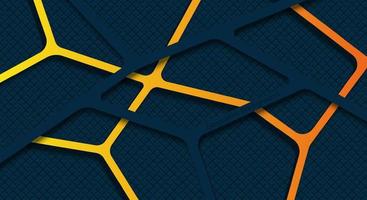 Vector banner design, with hexagon pattern. Geometric Background.