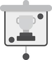 Education Presentation Flat Greyscale vector