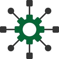 Algorithm Glyph Two Color vector