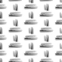 Abstract brush stroke basket weave checked motif. Vector seamless pattern.
