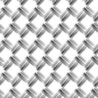 Abstract brush stroke basket weave checked motif. Vector seamless pattern.