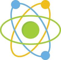 Atom Flat Icon vector