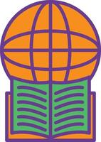 Education Line Filled Two Color vector
