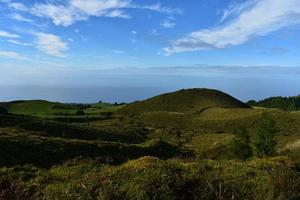 Rural Landscape with Volcanic Craters on Sao Miguel photo