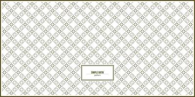 simple batik pattern of line and dots vector
