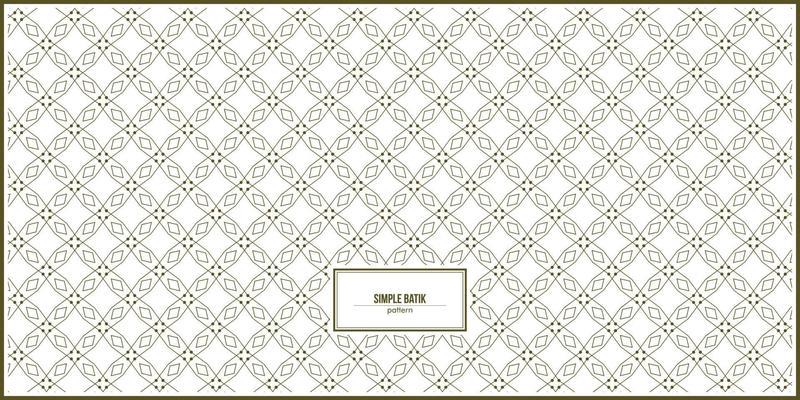 simple batik pattern of line and dots