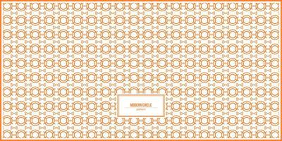 modern pattern of orange abstract circle vector