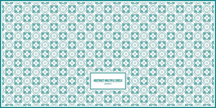 multiple circle pattern with modern abstract shape vector
