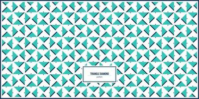 simple triangle diamond in square pattern vector