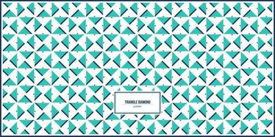 simple triangle diamond in square pattern vector