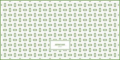 abstract shape pattern with dominant leaf green color vector