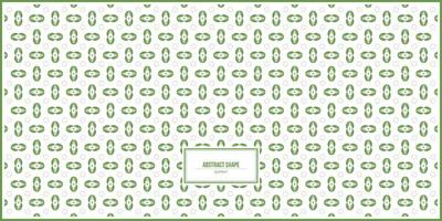 abstract shape pattern with dominant leaf green color vector