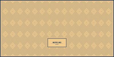 symmetrical lines pattern with pastel yellow background vector