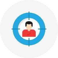 Target Flat Circle vector