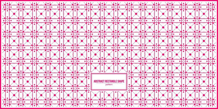 patrón de forma de rectángulo abstracto rosa vector