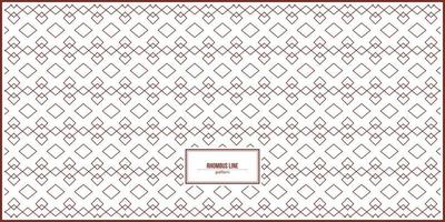 simple pattern of brown rhombus lines vector