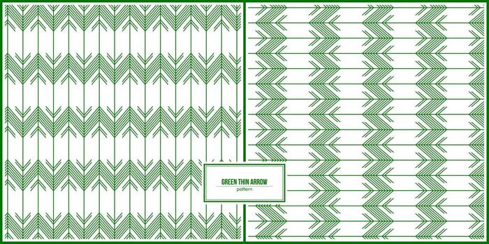 vertical and horizontal green arrow pattern vector