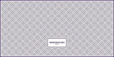abstract multiple circle pattern with dominant dark purple vector