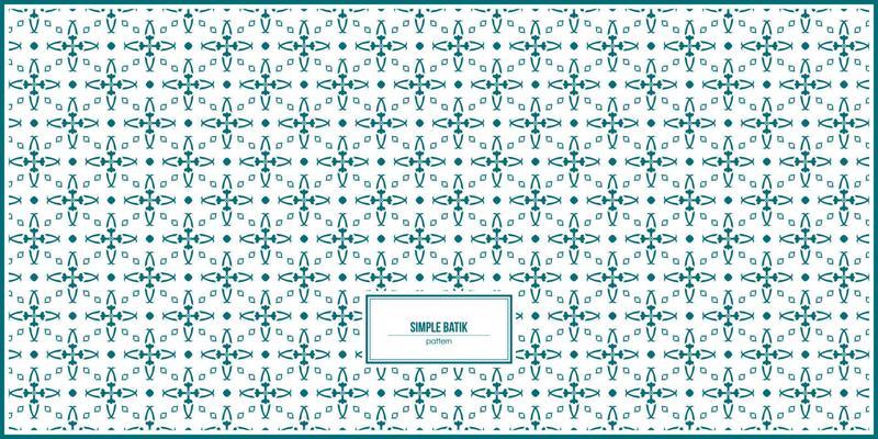 batik pattern with random shape ornaments