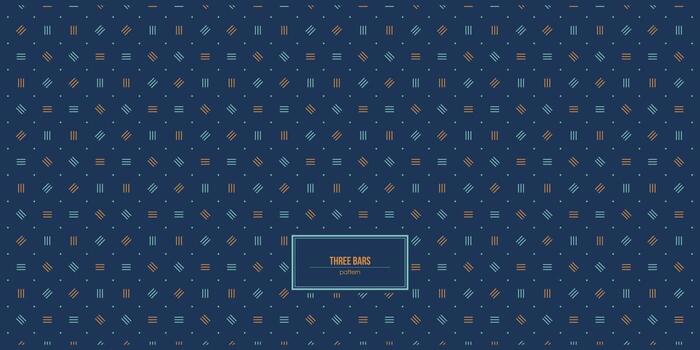 unique three bars pattern with dark background vector